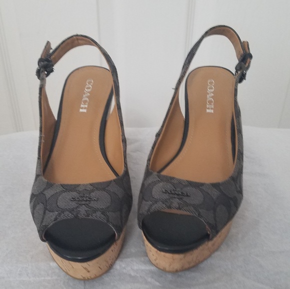 Coach Ferry Signature Wedge Platform - Picture 1 of 7